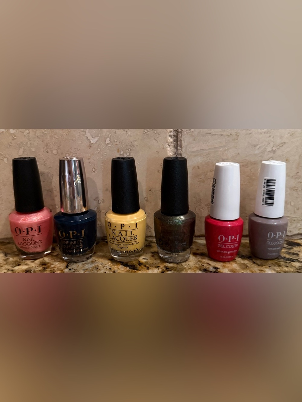 OPI Yellow Nail Lacquer & gel bundle set